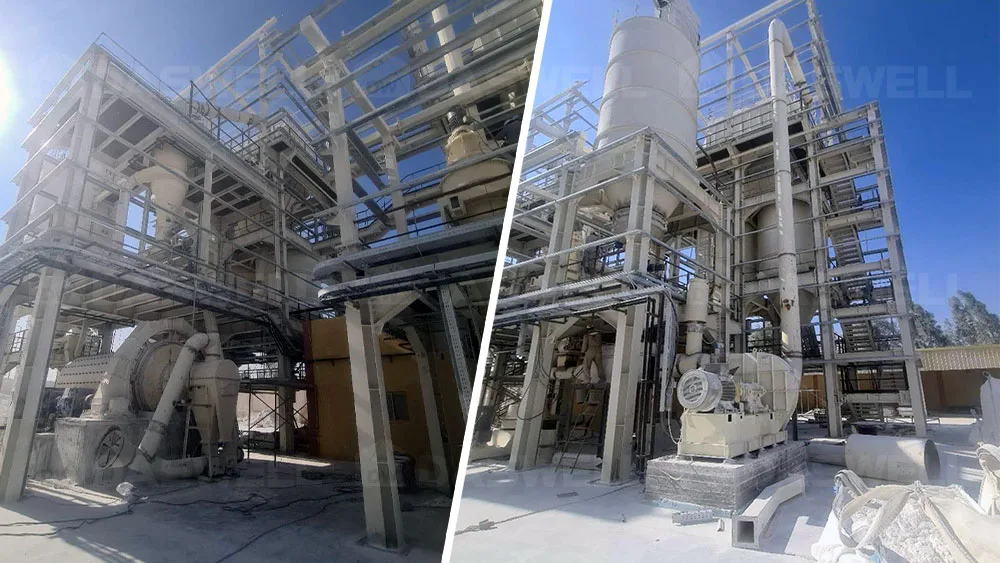 Calcium Carbonate Grinding and Coating Plant in Egypt GCC Powder Processing Plant in Egypt