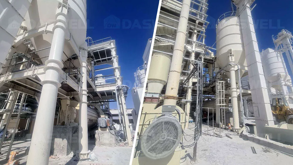 Calcium Carbonate Grinding and Coating Plant in Egypt Ground Calcium Carbonate Powder Processing Plant for Egyptian Customer