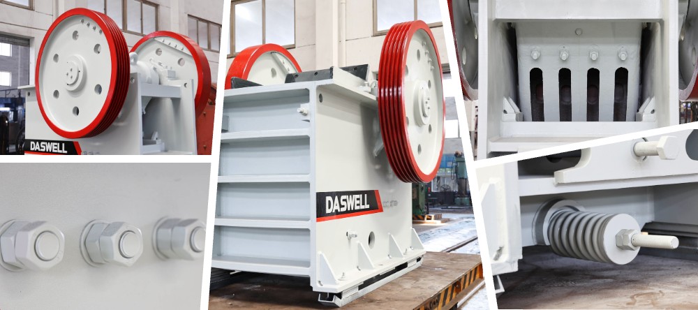 Jaw Crusher Daswell jaw crusher equipment details showing structure and manufacturing quality