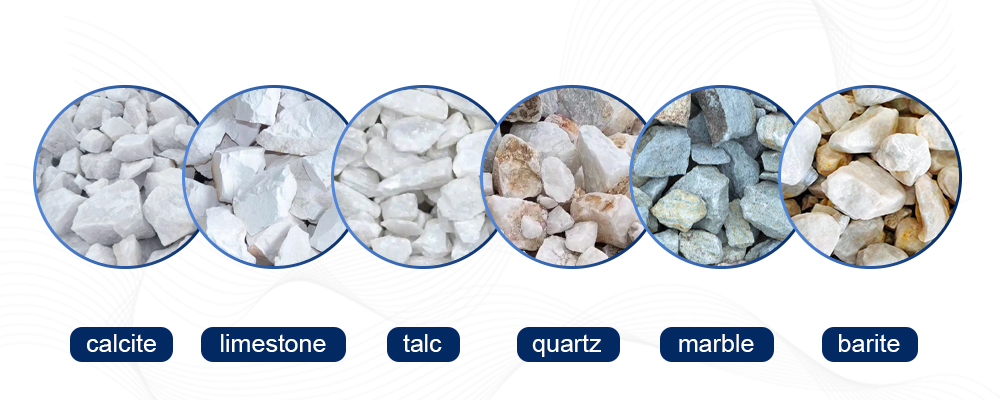 Raymond Mill Daswell Raymond mill suitable raw materials including calcite, limestone, talc, quartz, marble and barite