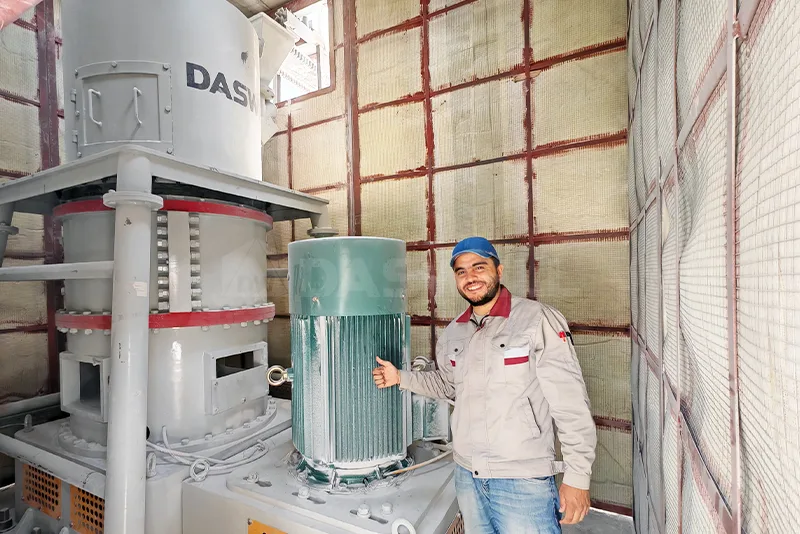 Egyptian customer praises our ring roller grinding plant Egyptian customer praises our ring roller grinding plant