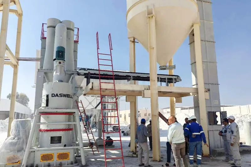 Ring Roller Grinding Plant Installation in Minya Egypt