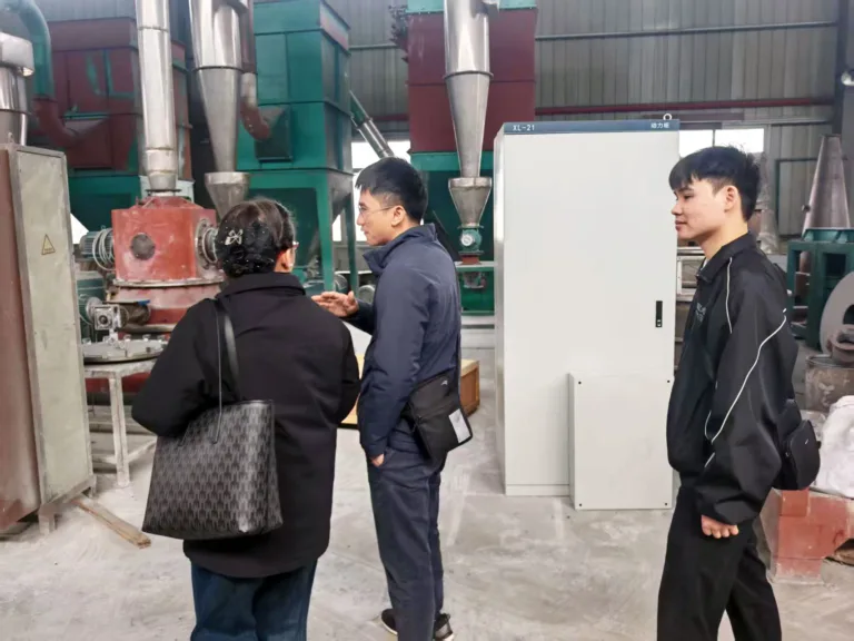 Un client vietnamien visite Daswell Powder Tech. pour un test de ...