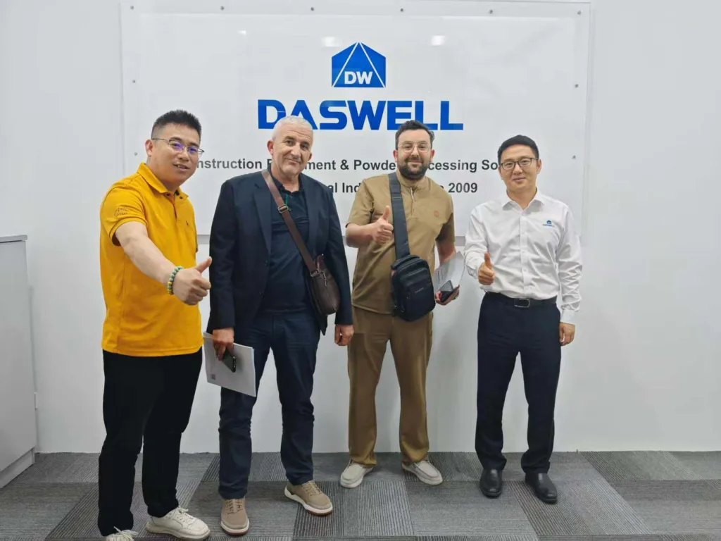 algerian-customer-visits-daswell-for-pcc-plant algerian customer visits daswell for pcc plant