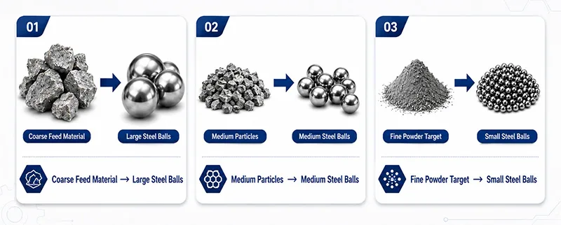 Ball size choosing Ball size choosing