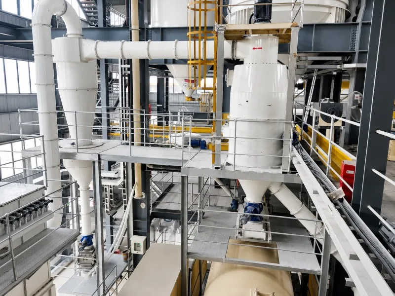 Classifier and cyclone collector Classifier and cyclone collector
