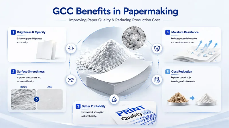 Why choose GCC for paper making Why choose GCC for paper making