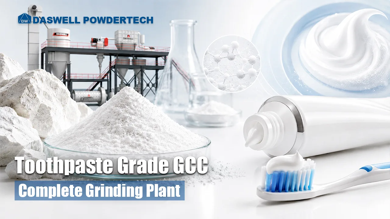 Produce Toothpaste-grade GCC Powder Produce Toothpaste grade GCC Powder