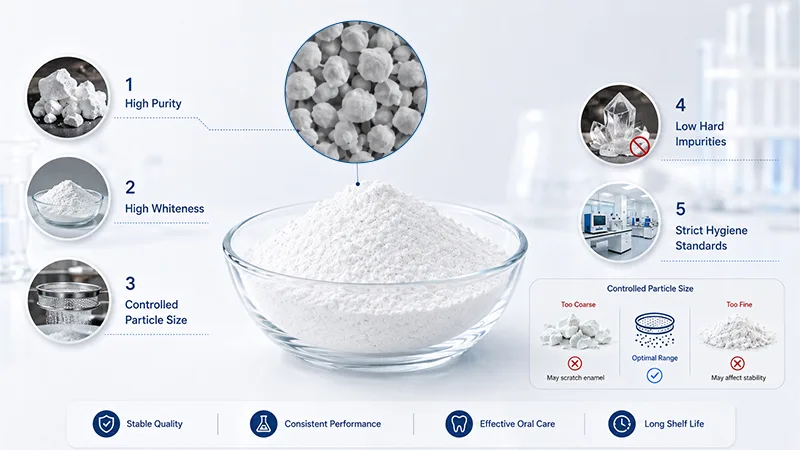 Quality Requirements of Toothpaste-grade GCC Production Quality Requirements of Toothpaste-grade GCC Production