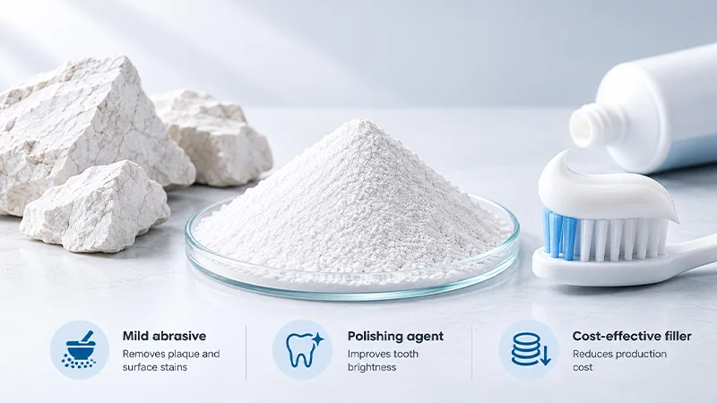 Why use GCC powder for toothpaste manufacturing Why use GCC powder for toothpaste manufacturing
