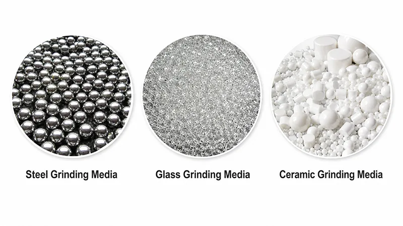 Different Grinding Media Different Grinding Media