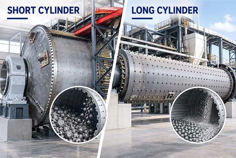 Different L/D ratio of ball mill machine Different L/D ratio of ball mill machine