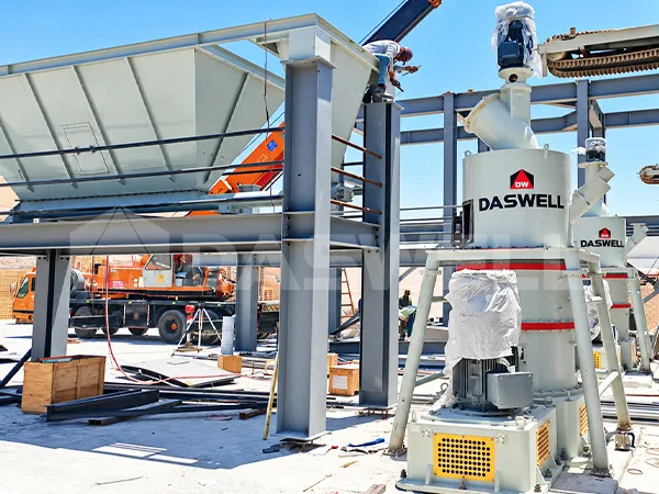 Ring Roller Grinding Line Installation Site in Egypt Ring Roller Grinding Line Installation Site in Egypt